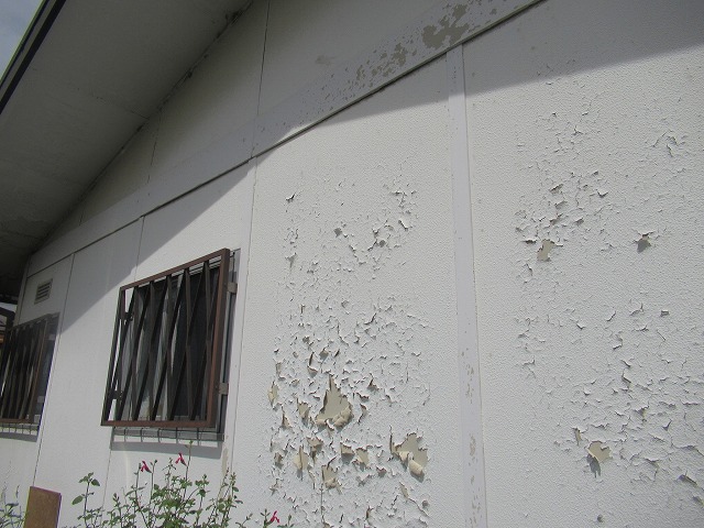甲府市　屋根外壁塗装工事　現場調査